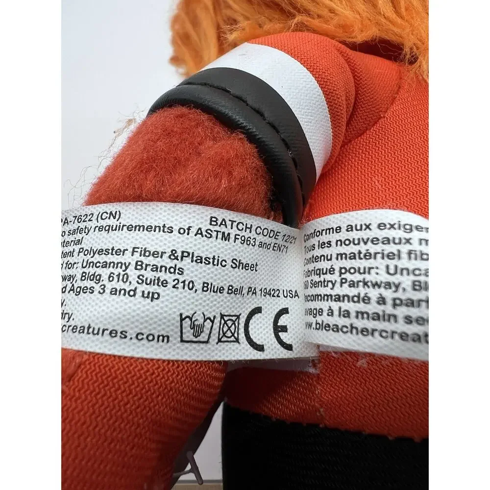 NHL Hockey Philadelphia Flyers Mascot GRITTY Plush Bleacher Creatures 11